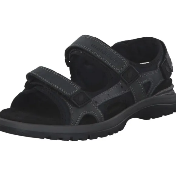 Waldläufer Haslo 746001, Sandaletten, Herren, Blau