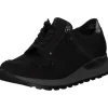 Waldläufer Hiroko Soft H64007, Sneakers Low, Damen, Schwarz (Silver)
