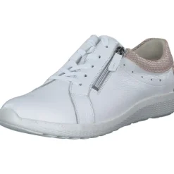 Waldläufer Ira 634002, Schnürschuhe, Damen, WEISS SKIN ROSÈGOLD