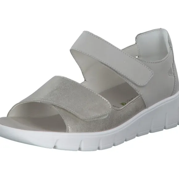 Waldläufer K-Adea 658801, Sandalen, Damen, SILBER CEMENT