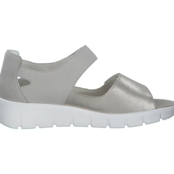 Waldläufer K-Adea 658801, Sandalen, Damen, SILBER CEMENT
