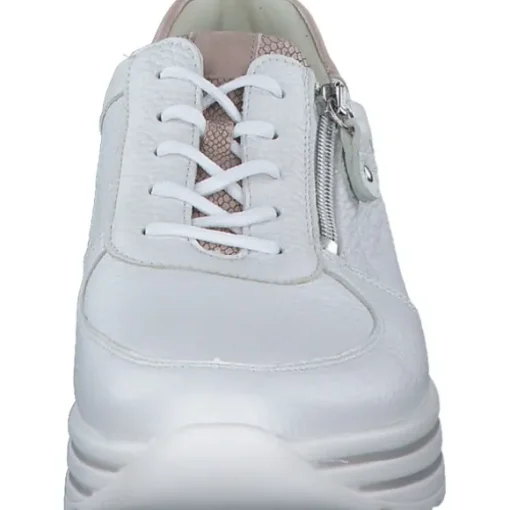 Waldläufer Lana 758009, Schnürschuhe, Damen, Weiß/Rose