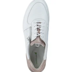 Waldläufer Lana 758009, Schnürschuhe, Damen, Weiß/Rose