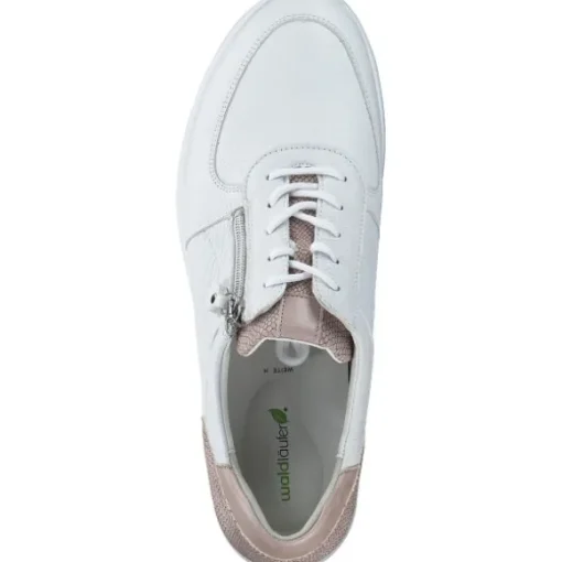 Waldläufer Lana 758009, Schnürschuhe, Damen, Weiß/Rose