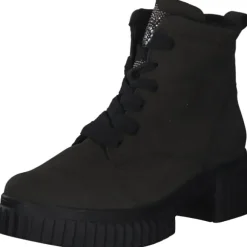 Waldläufer Nala 789802, Schnürstiefeletten, Damen, Grau (Schiefer)