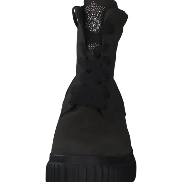 Waldläufer Nala 789802, Schnürstiefeletten, Damen, Grau (Schiefer)