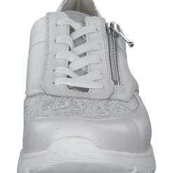 Waldläufer Ramona 626K02, Schnürschuhe, Damen, WEISS WEISS SILBER