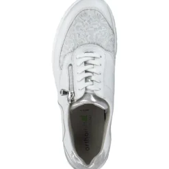 Waldläufer Ramona 626K02, Schnürschuhe, Damen, WEISS WEISS SILBER