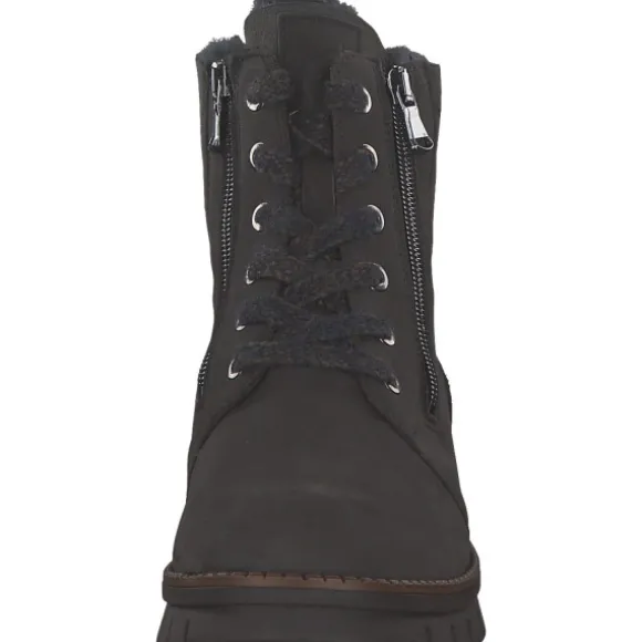Waldläufer Xara 975901, Winterstiefel, Damen, Grau (Carbon)